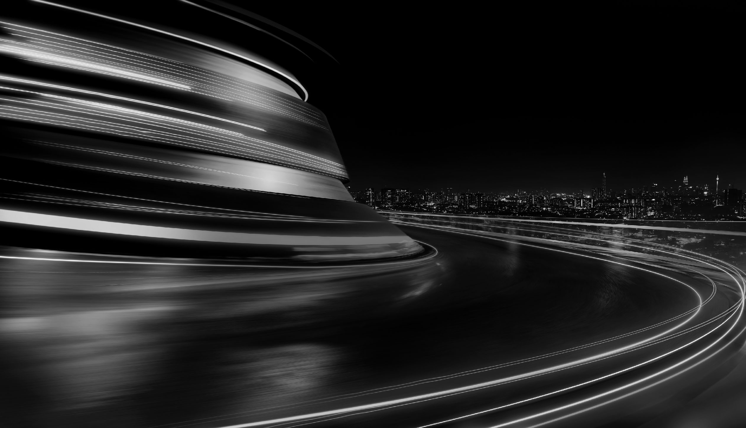 Abstract,Motion,Curvy,Urban,Road,With,Neon,Light,Motion,Effect